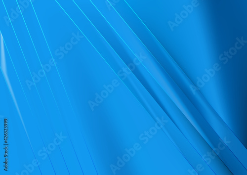 Blue Straight Lines Background Vector Illustration