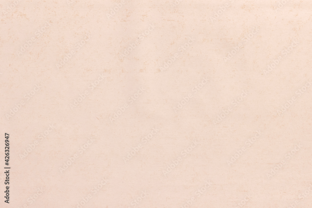 A sheet of old, stained, yellowed paper. Neutral light texture. A sheet of old, stained, yellowed paper. Neutral light texture.