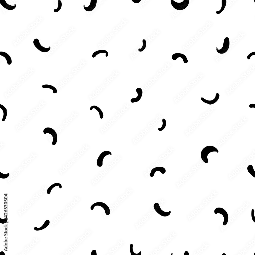 Fototapeta premium abstract seamless vector pattern green arches beige background