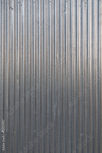 white corrugated metal texture surface or galvanize steel background