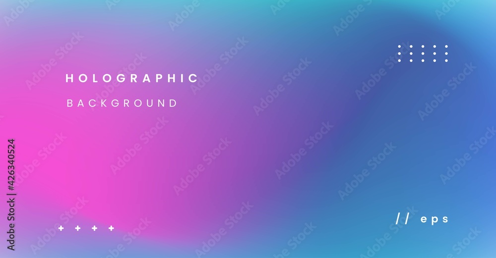 Fototapeta premium Blurred abstract with pink and blue color background vector