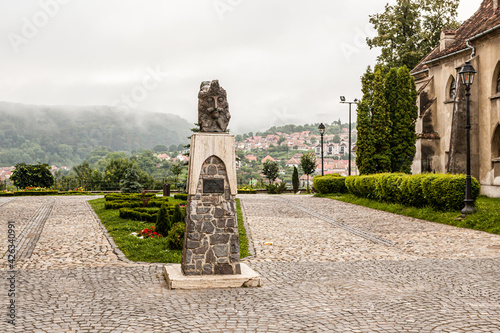 Canvastavla Statue of Vlad Ţepeş in Sighişoara