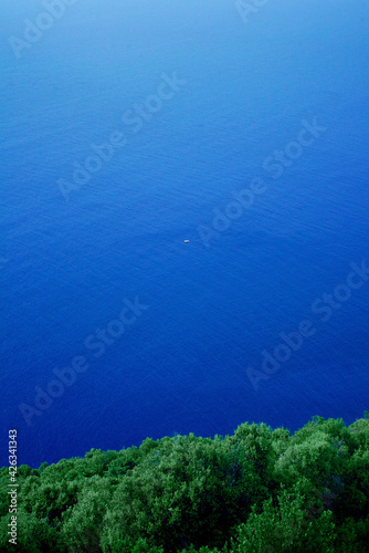 beautiful blue sea