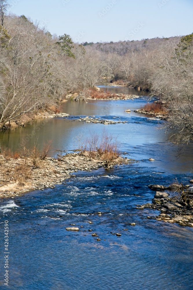Mulberry Fork is a tributary of the Black Warrior River in Alabama Mulberry Fork is a tributary of the Black Warrior River in Alabama