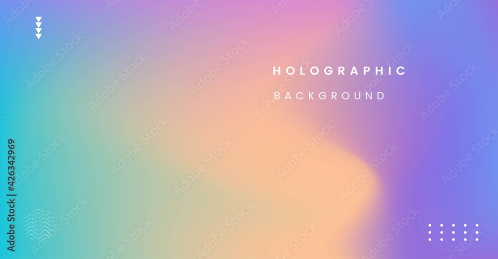 Blurred abstract yellow and blue color background vector