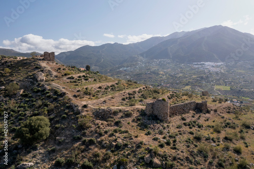 restos del antiguo castillo de Zalia en la provincia de Málaga, España © Antonio ciero