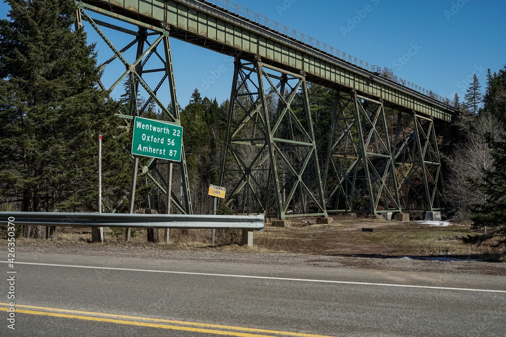 bridge over the highway