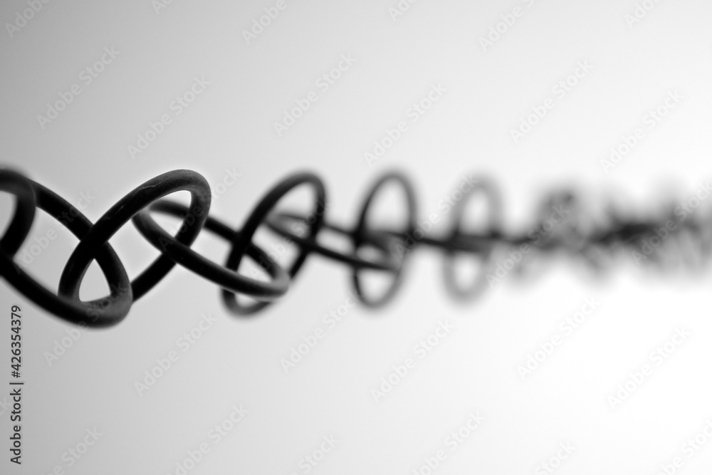 metal wire isolated metal wire isolated