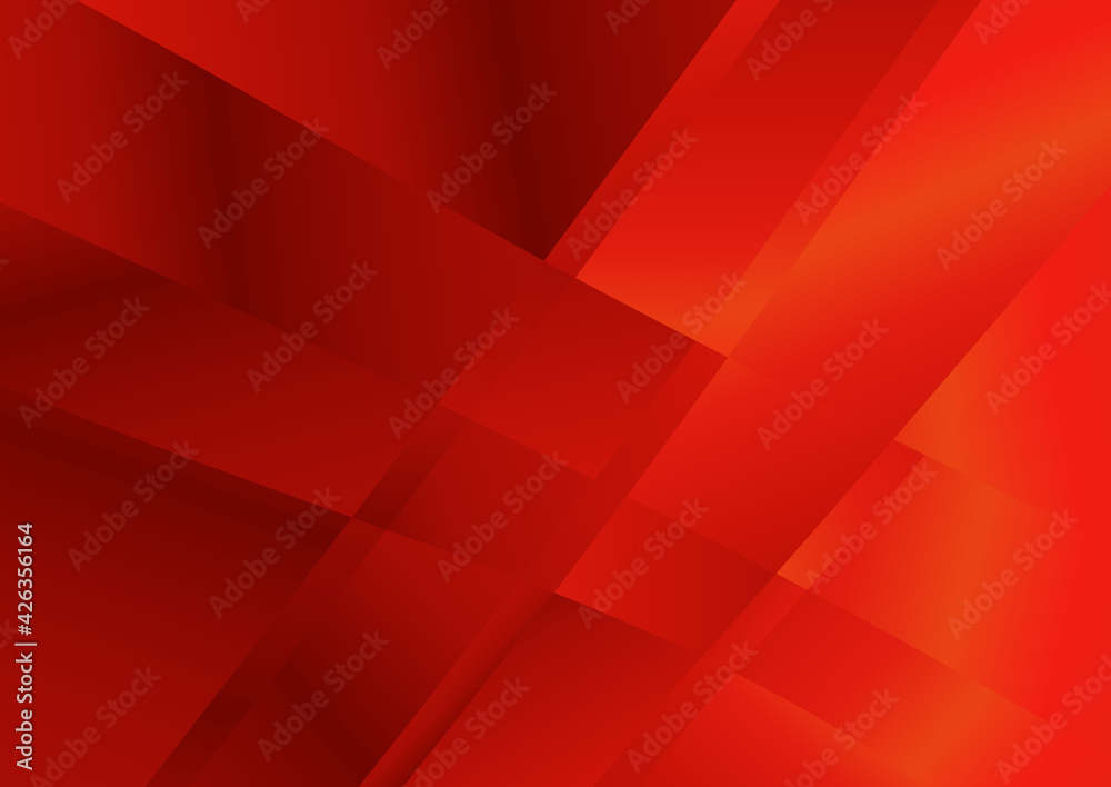 Geometric Shapes Red Gradient Background Stock Vector | Adobe Stock