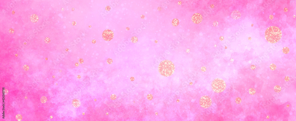 bright pink abstract cute light festive background with round glitter, jewels bright pink abstract cute light festive background with round glitter, jewels