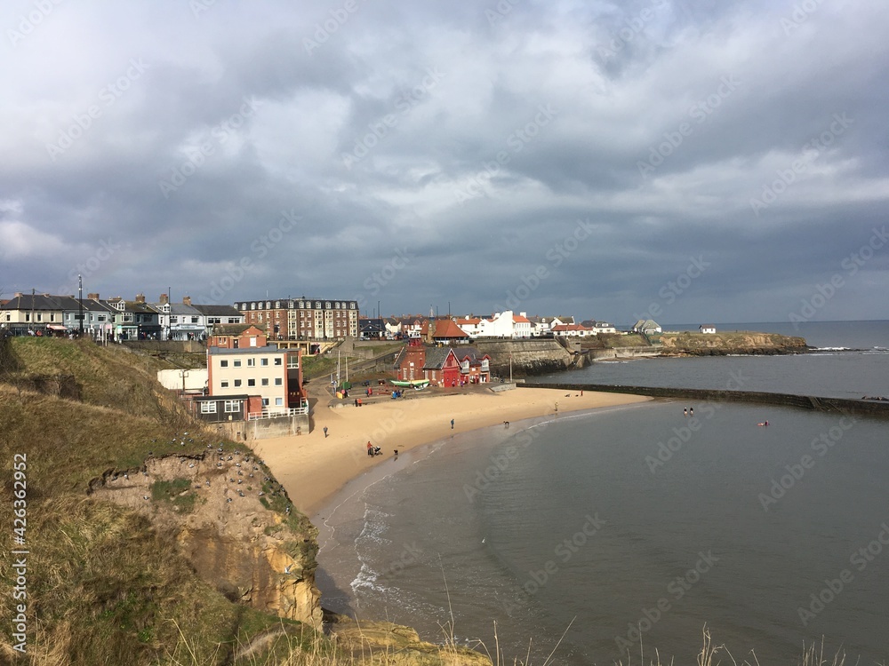 Cullercoats seaside town, North east UK