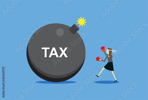 Businesswomen fight big tax bombs