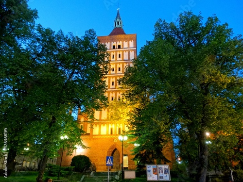 Fototapeta Naklejka Na Ścianę i Meble -  Olsztyn, miasto, zabytki, budowle, zwiedzanie, Mazury