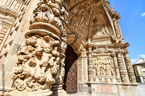 Detail view of Astorga spanish city in leon spain. photo