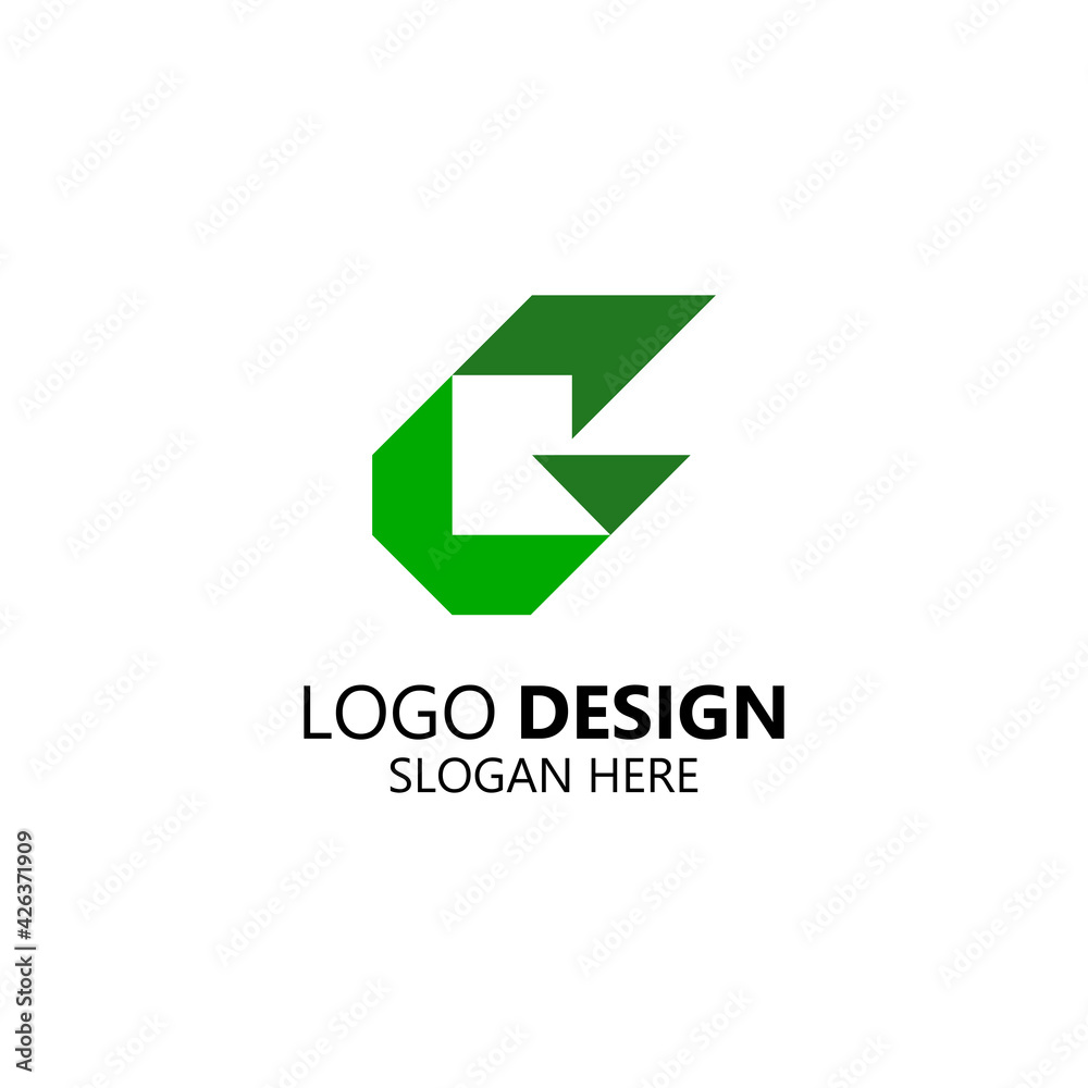 letter G for garden and nature logo design letter G for garden and nature logo design
