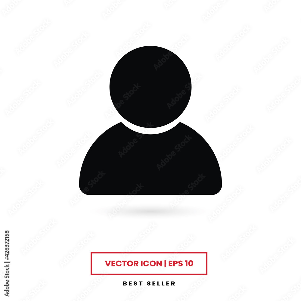 Profile icon vector. User sign, avatar symbol. Profile icon vector. User sign, avatar symbol.