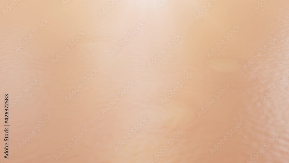 3d Animation treatment of inflammatory acne and treatment of moderate to severe acne. Serum through the skin layer for removing inflammatory acne. skin acne blemish. 