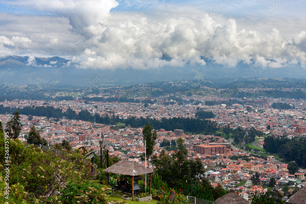 The city of San Pedro de Riobamba - Ecuador