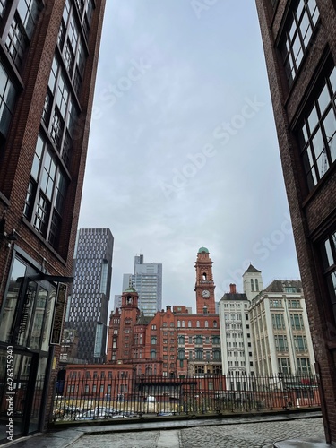 Modern architecture in Manchester England.  © ReayWorld