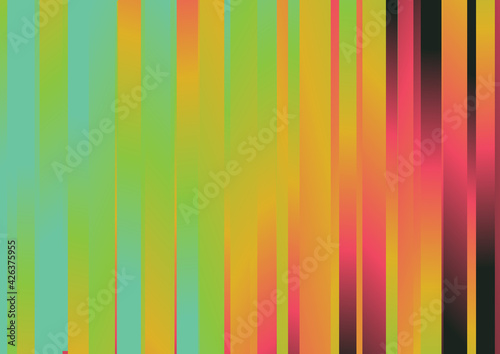 Parallel Vertical Stripes Blue Pink and Green Gradient Background