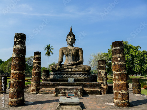 temple in ayutthaya thailand, digital photo picture as a background photo