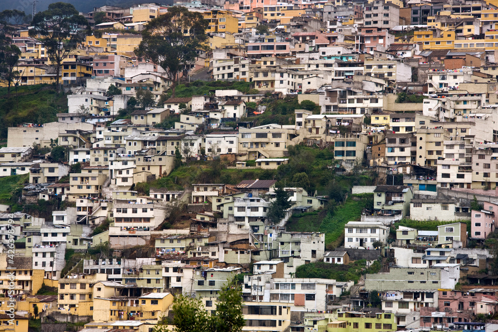 Poor quality housing - Quito - Ecuador - South America