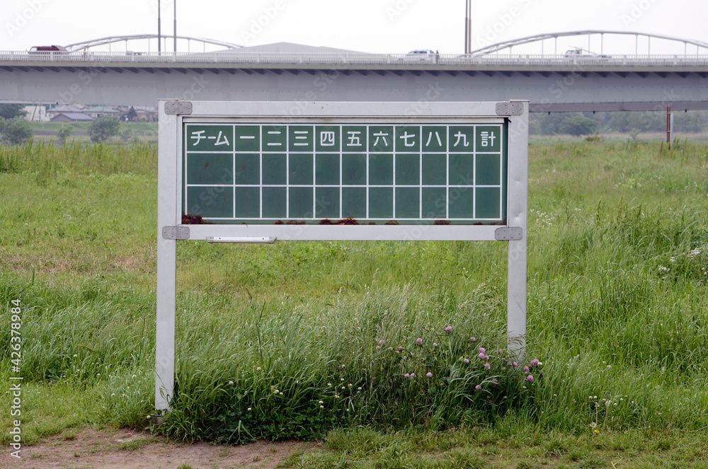 Obraz premium スコアボード