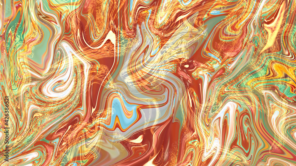 Abstract multi-colored liquid background with texture. Abstract multi-colored liquid background with texture.