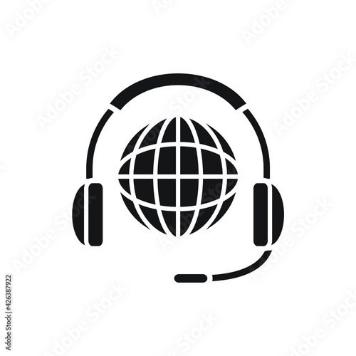Сall vector icon set. call center illustration sign collection. technical support symbol or logo.