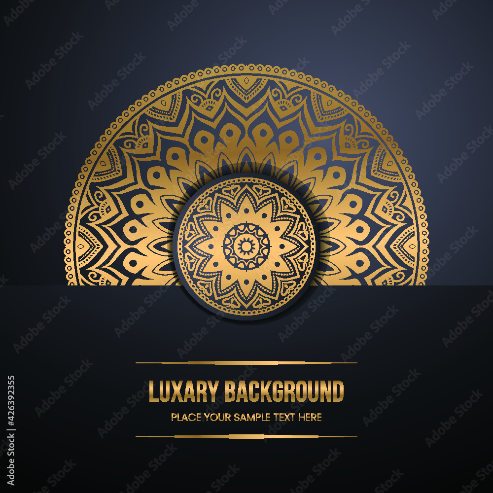 Luxury Ornamental Mandala Design background With Golden Arabesque Royal Pattern Luxury Ornamental Mandala Design background With Golden Arabesque Royal Pattern