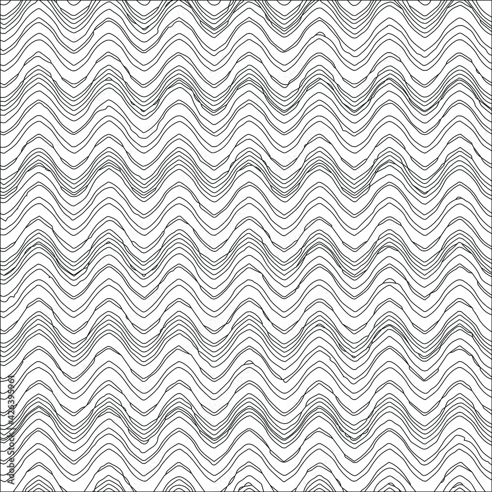 black and white stripes. black and white stripes.
