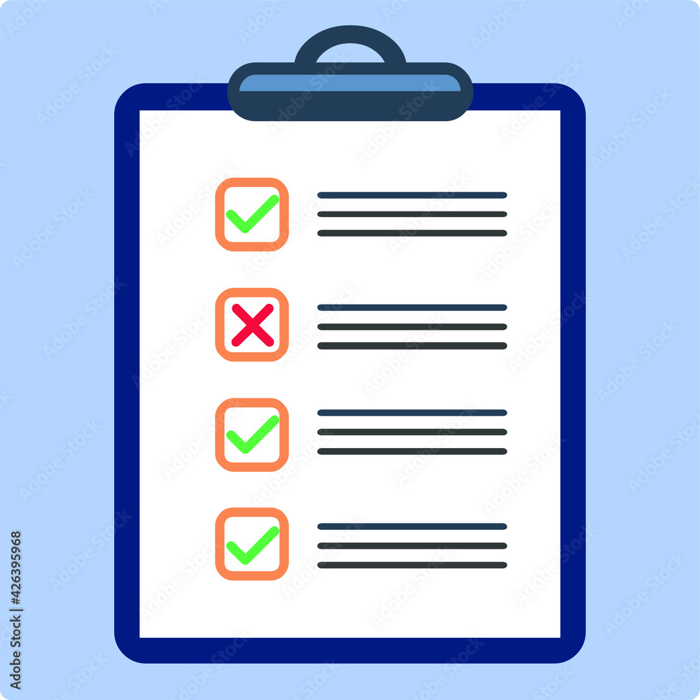Vector illustration for Checklist EPS10 Vector illustration for Checklist EPS10