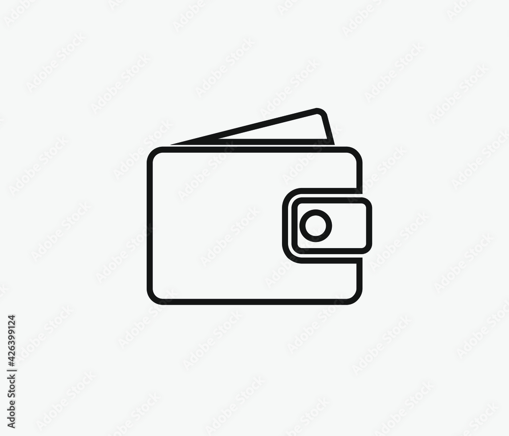 Purse vector icon. Editable stroke. Linear style sign for use on web design and mobile apps, logo. Symbol illustration. Pixel vector graphics - Vector Purse vector icon. Editable stroke. Linear style sign for use on web design and mobile apps, logo. Symbol illustration. Pixel vector graphics - Vector