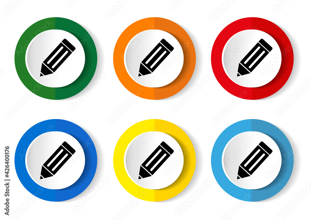 Pencil icon, edit icon vector for web, computer and mobile app Pencil icon, edit icon vector for web, computer and mobile app