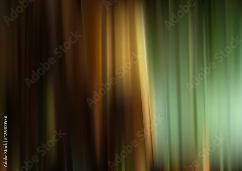 Brown and Green Shiny Vertical Lines Background