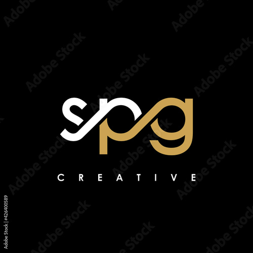 SPG Letter Initial Logo Design Template Vector Illustration photo