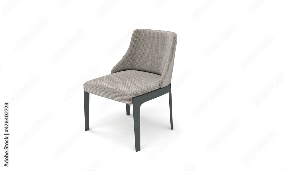 Chair Side View furniture 3D Rendering Chair Side View furniture 3D Rendering