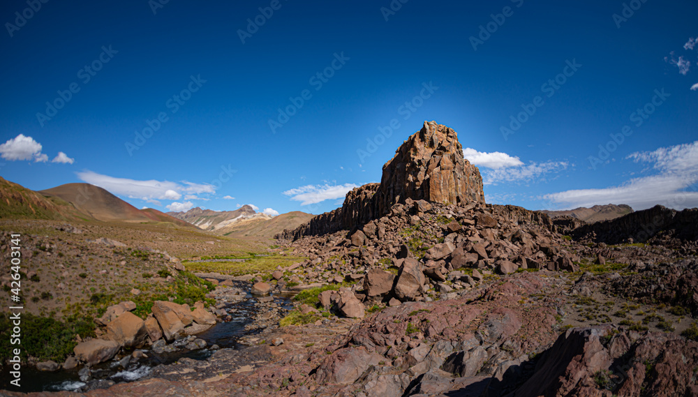 rock mountain clear blue sky andes range condors valley rock mountain clear blue sky andes range condors valley