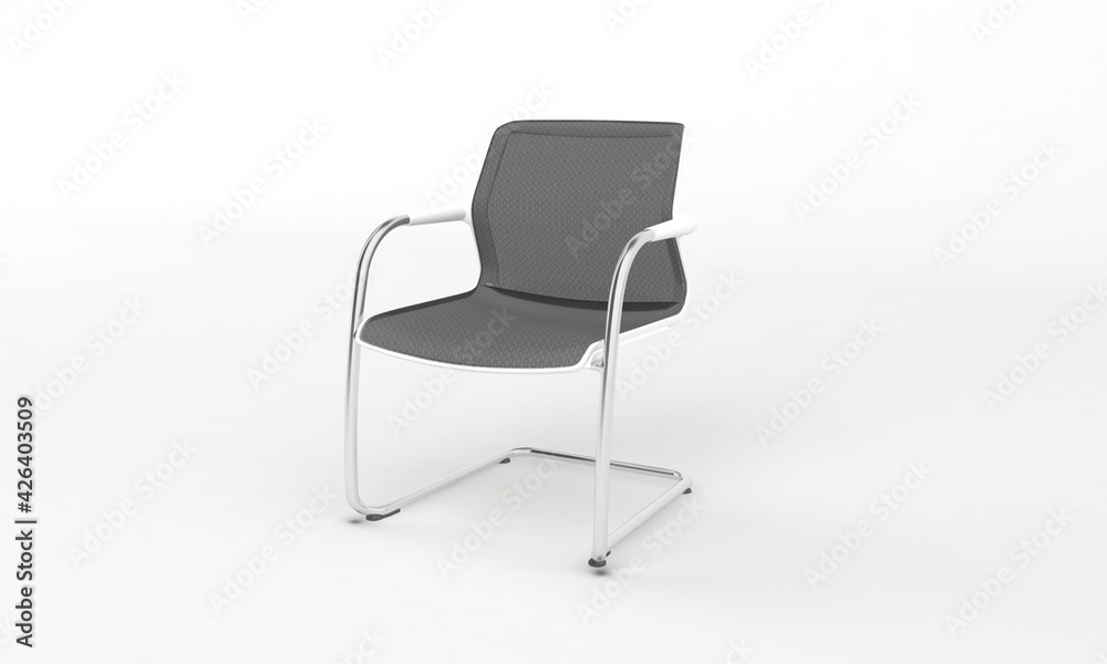 Chair Side View furniture 3D Rendering Chair Side View furniture 3D Rendering