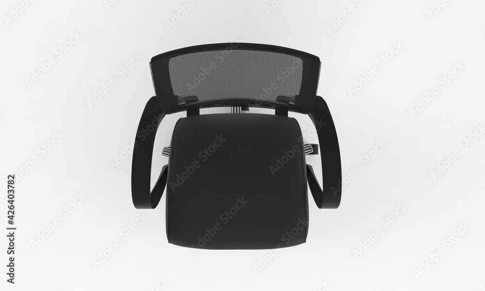 Chair Top View furniture 3D Rendering Chair Top View furniture 3D Rendering