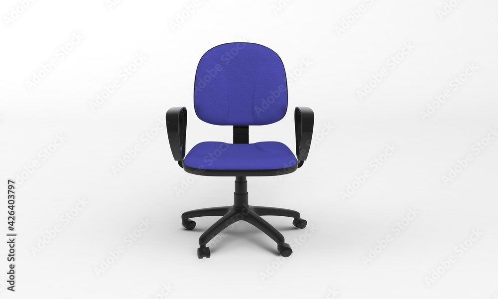 Chair Front View furniture 3D Rendering Chair Front View furniture 3D Rendering