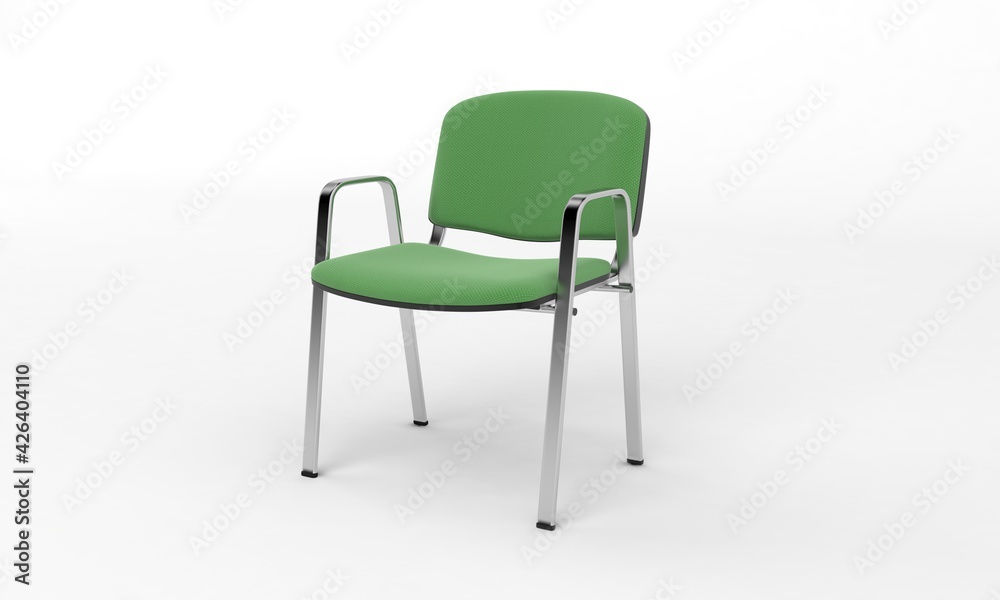 Chair Side View furniture 3D Rendering Chair Side View furniture 3D Rendering