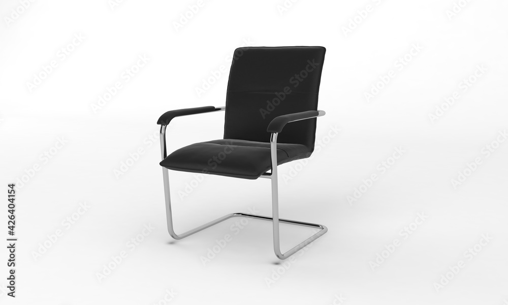 Chair Side View furniture 3D Rendering Chair Side View furniture 3D Rendering