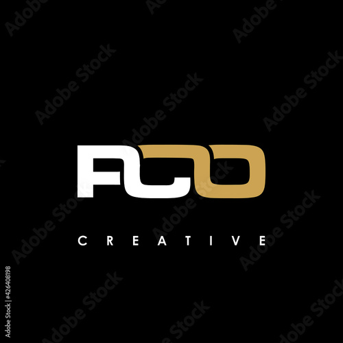 PCO Letter Initial Logo Design Template Vector Illustration
