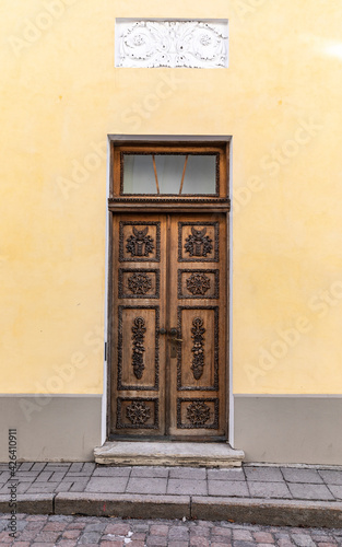 ancient doors of old Tallinn photo