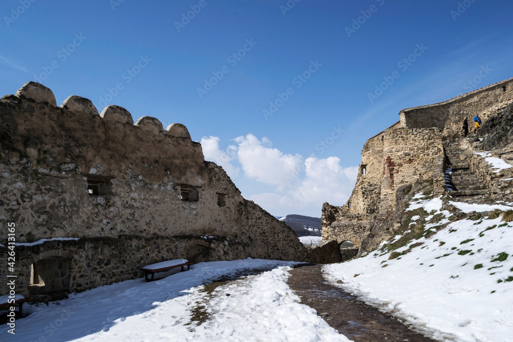 Rupea Citadel, one of the oldest archaeological sites in Romania.