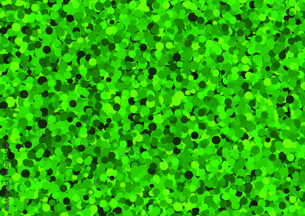 Green circles background. Green confetti. Vector illustration.
Green circles background. Green confetti. Vector illustration.