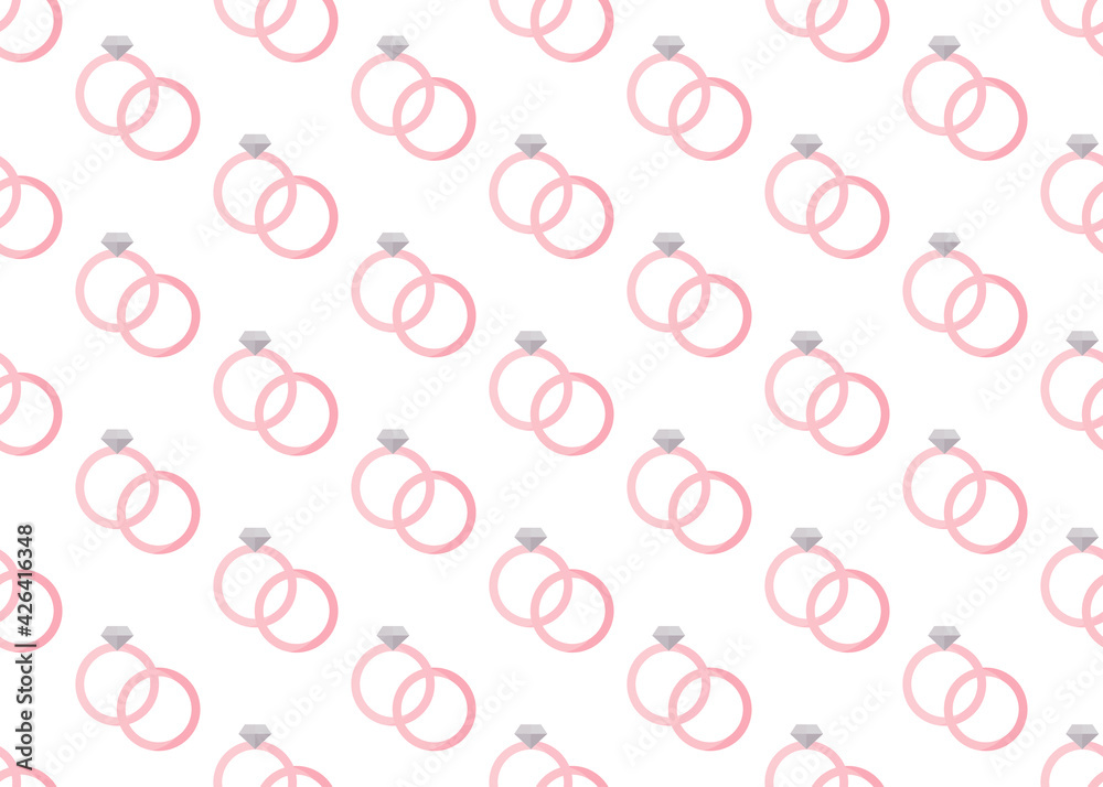 Wedding rings. Seamless background. For the design of gift paper. Wedding rings. Seamless background. For the design of gift paper.