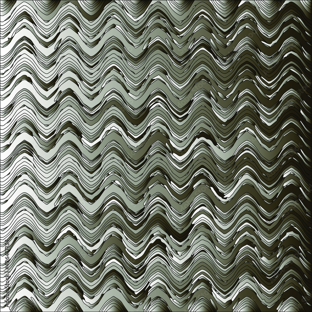Pattern with a black-and-white gradient . Abstract metallic background Pattern with a black-and-white gradient . Abstract metallic background