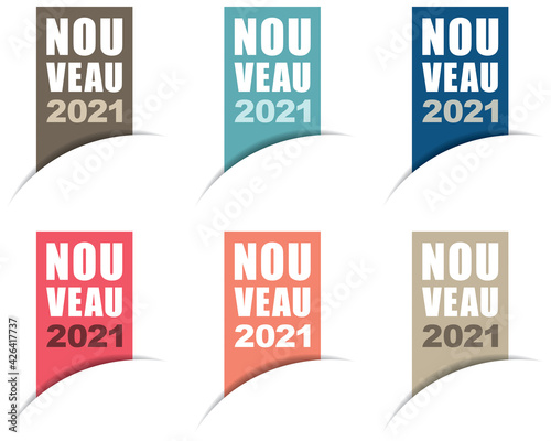 NOUVEAU 2021 ÉTIQUETTE VERTICALE